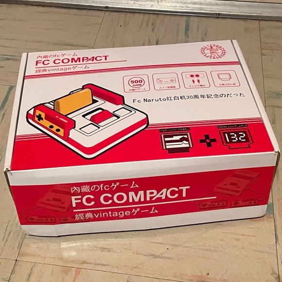 👾 FC Compact 8-Bit Console 2 Controllers Hookups & 150 in 1 Cartridge 👾 - Picture 2 of 13